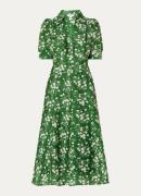 L.K.Bennett Sophie midi tuniekjurk in zijdeblend met bloemenprint