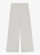 Reiss Devon high waist wide fit pantalon in linnenblend