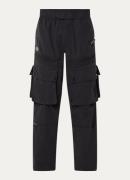 Aape Tapered fit cargobroek met logoborduring