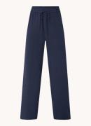 Selected Femme Viva-Gulia high waist straight fit pantalon in linnenbl...