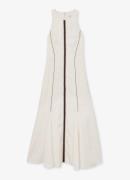 Reiss Inaya midi jurk in linnenblend