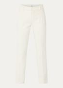 L.K.Bennett High waist straight fit pantalon met persplooi