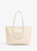 Valentino Garavani Nellcôte shopper van kalfsleer met studs en logo