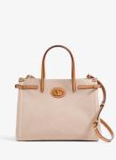 Valentino Garavani Antibes Medium shopper van canvas met leren details
