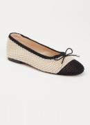 Dune London Highland ballerina van crochet