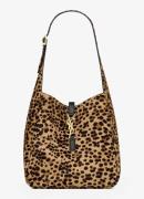 Saint Laurent Le 5 À 7 Supple Small shopper van kalfsleer met ponyhair