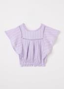 AI&KO Elvera top met broderie