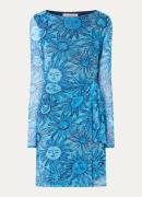 Fabienne Chapot Lilo mini wikkeljurk van mesh met print