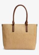 Reiss Noelle shopper van raffia