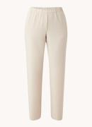 SAMSØE SAMSØE Hoys high waist straight fit track pants met steekzakken