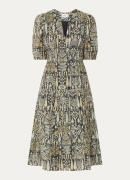 ba&sh Panissa midi tuniekjurk met print