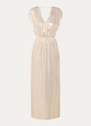 Zadig&Voltaire Ritmic maxi jurk met metallic finish en split