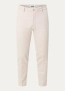 DRYKORN Ajend slim fit cropped pantalon van linnen met steekzakken