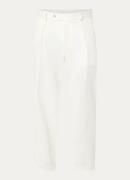 BOSS Straight fit pantalon met steekzakken