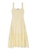 Maje Midi jurk van crochet met strass