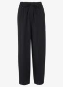 Whistles Mid waist regular fit broek met trekkoord