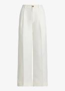 Ralph Lauren Mid waist wide fit broek met steekzakken