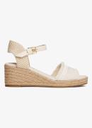 Tommy Hilfiger Wedge espardilles met borduring