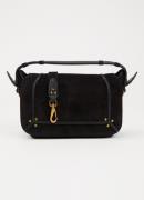 Jérôme Dreyfuss Co Petito S crossbodytas van suède met afneembare scho...