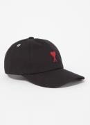 AMI Paris Red Ami De Coeur pet met logoborduring