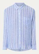 Rails Charli blouse in linnenblend met streepprint