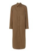 The Frankie Shop Helena maxi blousejurk met borstzak