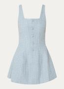 NIKKIE Kline mini jurk met tweed-look en lurex