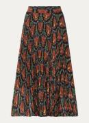 Farm Rio Midi rok met plissé en print