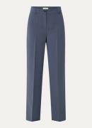 Modström Gale high waist straight fit pantalon met steekzakken en pers...