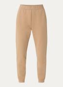 MaxMara High waist tapered fit joggingbroek met logoborduring