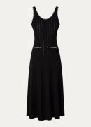 Sandro Midi jurk met kralendecoratie