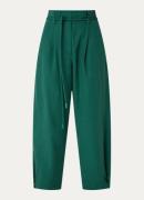 Farm Rio High waist loose fit cropped pantalon in lyocellblend