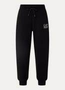 Armani High waist tapered fit joggingbroek met logo
