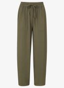 Whistles High waist tapered fit broek met steekzakken