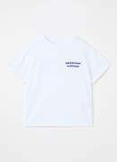 American Vintage Fizvalley oversized T-shirt met logo- en backprint