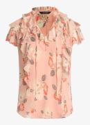 Ralph Lauren Tuniek met bloemenprint en strikkraag