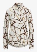 Ralph Lauren Slim fit jersey overhemd met riemprint