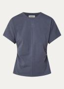 Modström Pataya t-shirt van biologisch katoen met siernaad