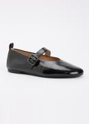 Unisa Bora ballerina van leer met lakfinish