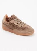 Steve Madden Jemporia sneaker van leer met teddy
