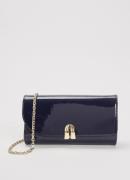 L.K.Bennett Florence clutch van lakleer met afneembare schouderriem