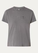Levi's T-shirt met logoprint en pailletten