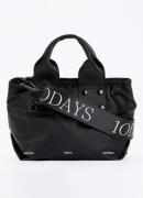 10DAYS Handtas met logo en afneembare schouderriem