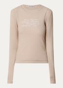 Acne Studios Longsleeve met logoprint