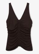 Reiss Vinny top met plooidetail