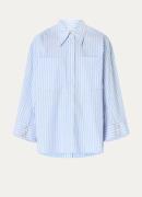 MUNTHE Lynne oversized blouse met streepprint