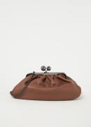 MaxMara Pasticcino clutch van leer