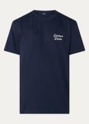 Denham T-shirt met logo- en backprint