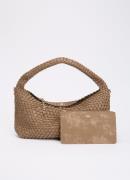 Dune London Deliberate schoudertas met gevlochten detail en uitneembaa...