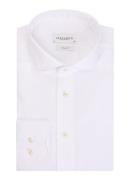 Profuomo Regular fit strijkvrij overhemd met cut away kraag